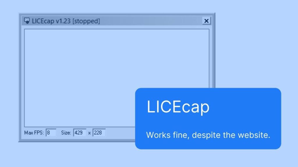 9 - LICEcap - Windows Gif Recording Alternative to Giphy Capture