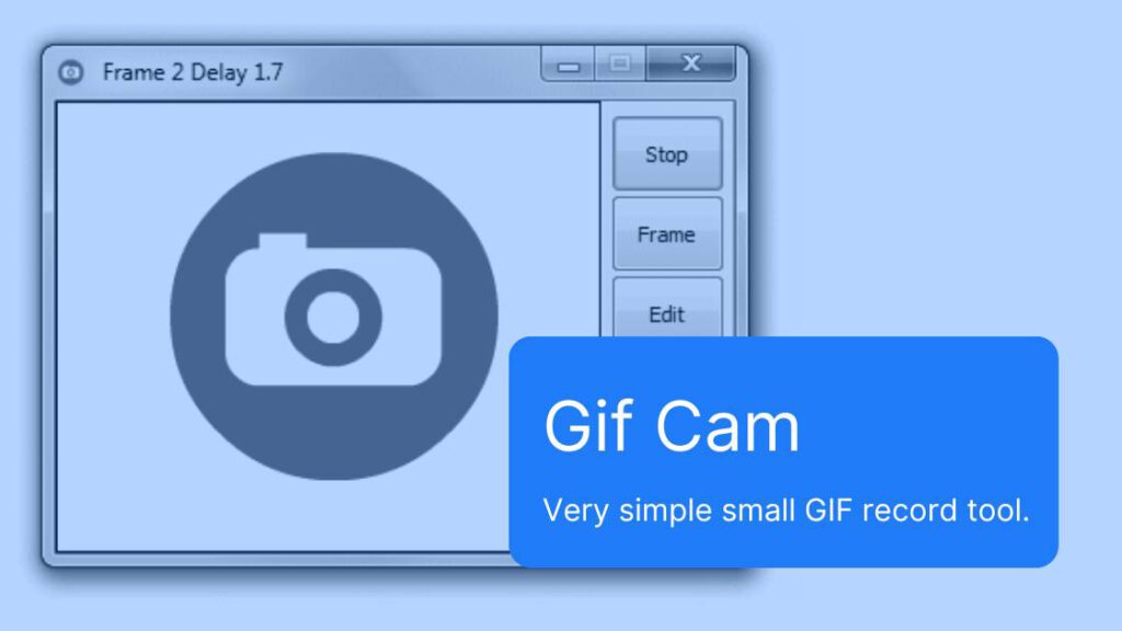 GifCam (Delay, Add Text and UI)